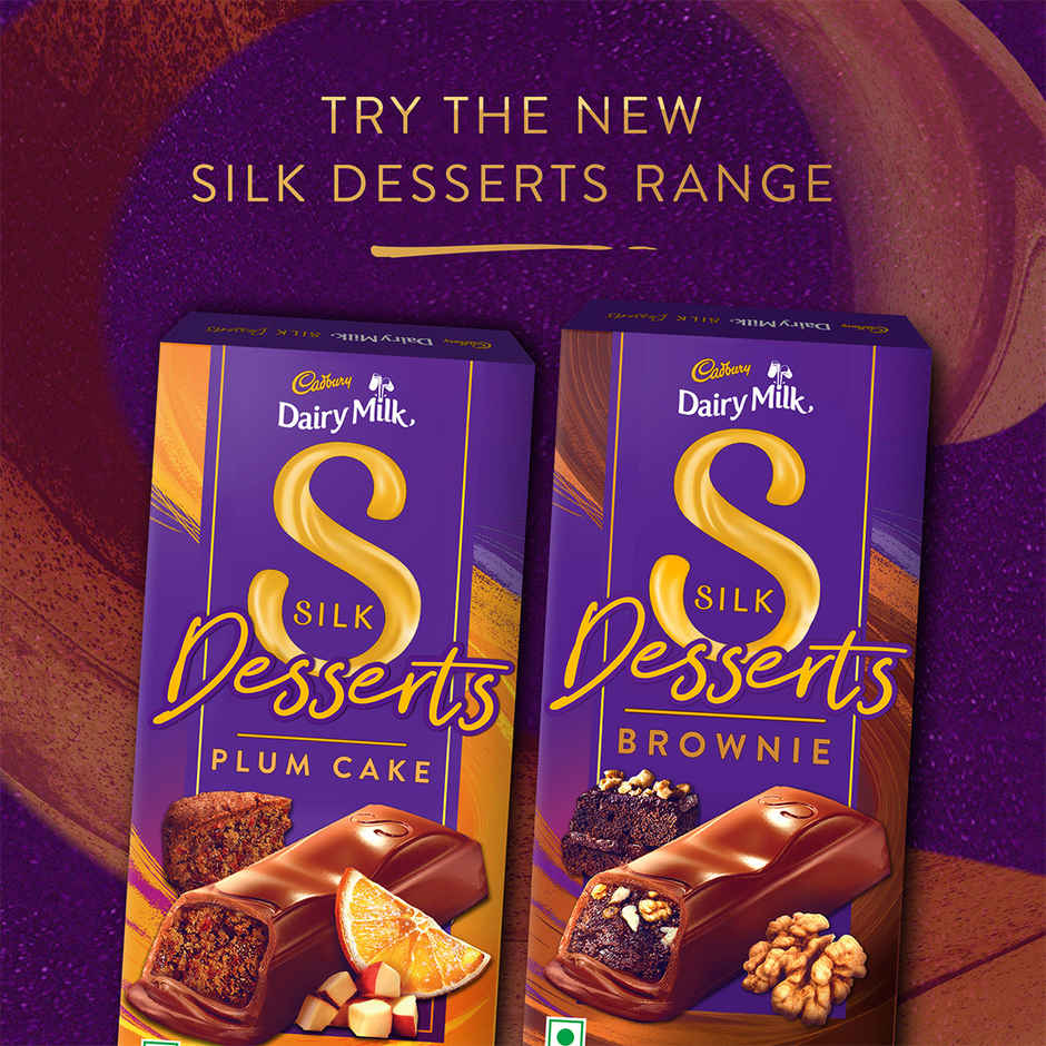 Cadbury Dairy Milk Silk Desserts Plum Cake Chocolate Bar