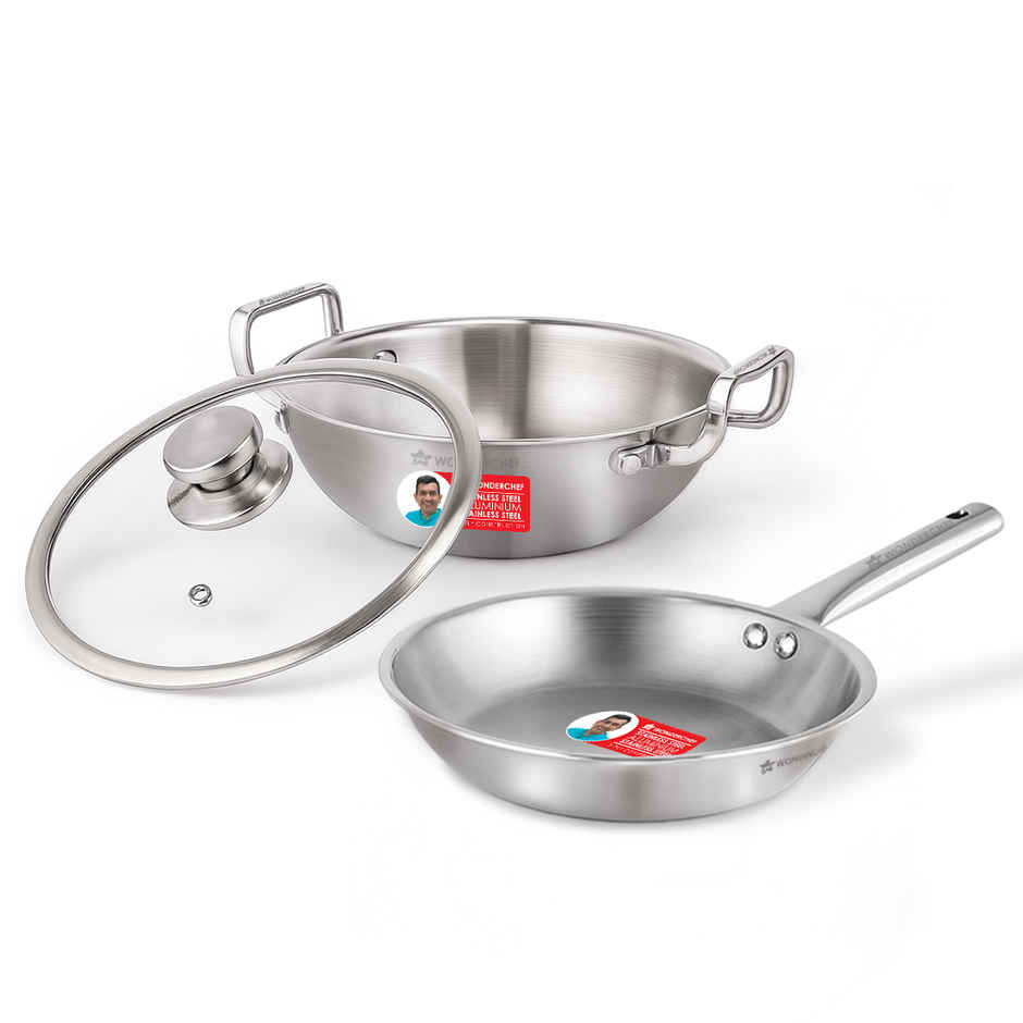 Wonderchef Stella Triply Stainless Steel Cookware Set