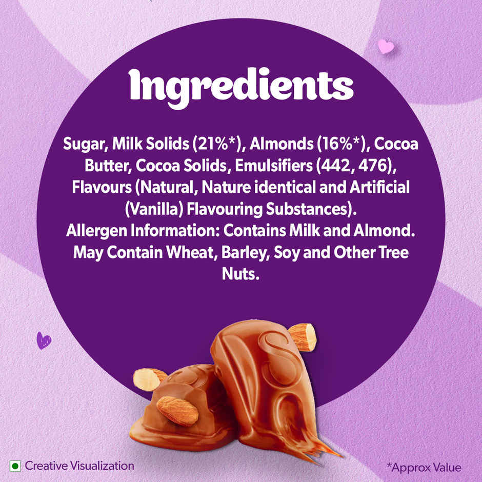 Cadbury Dairy Milk Silk Roast Almond Chocolate Bar