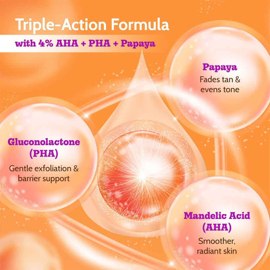 Chemist at Play Gentle Exfoliating Face Wash | Gives Instant Glow | For Oily, Dry & Combination Skin