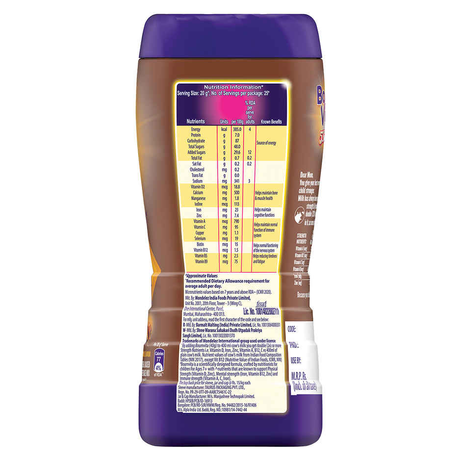 Bournvita 5 star Chocolate Drink Mix | For 5+ years Kids