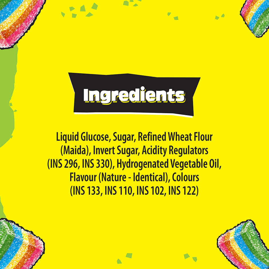 Chupa Chups Sour Bites Tub, Mix Fruit Flavour Soft Candy