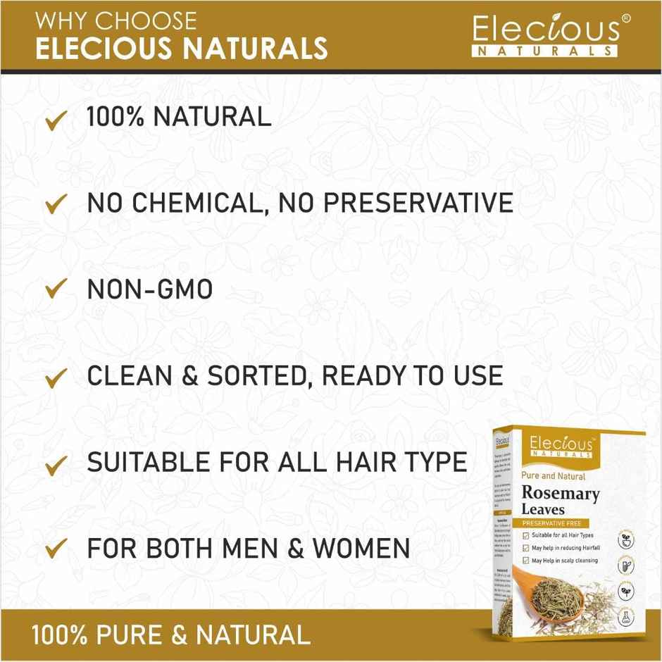 Elecious Naturals Rosemary Leaves for Hair