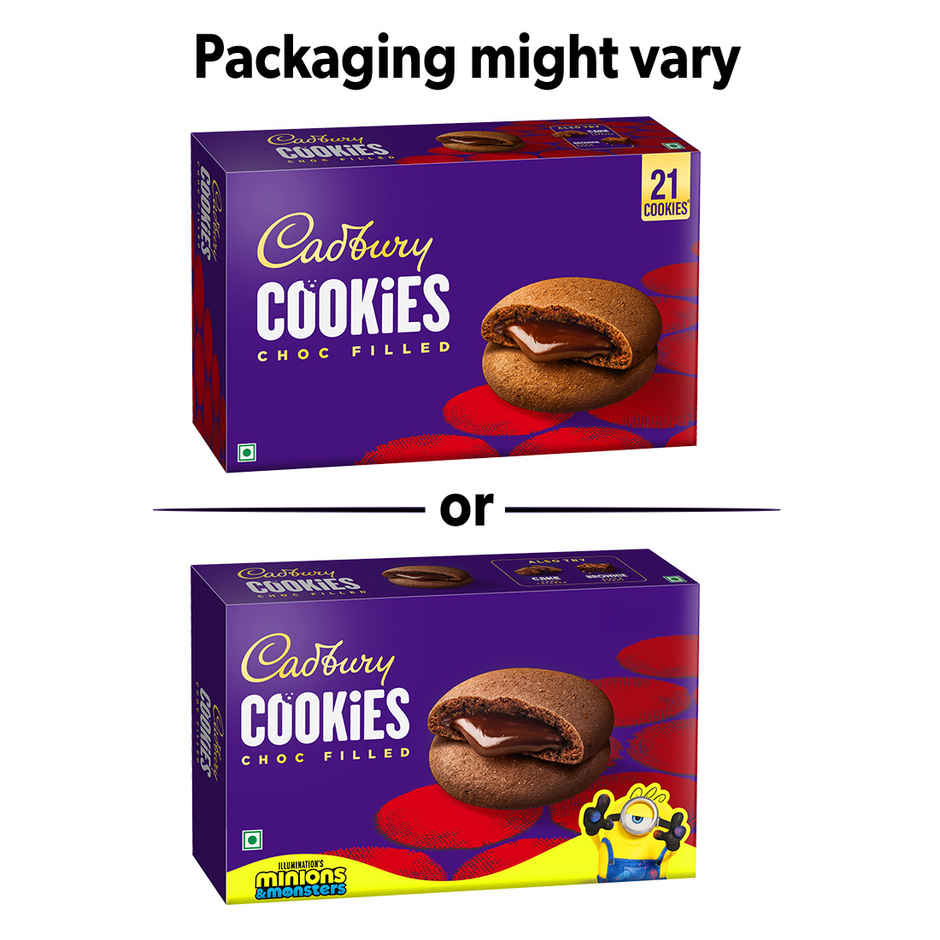 Cadbury Choc Filled Cookies Minion Pack