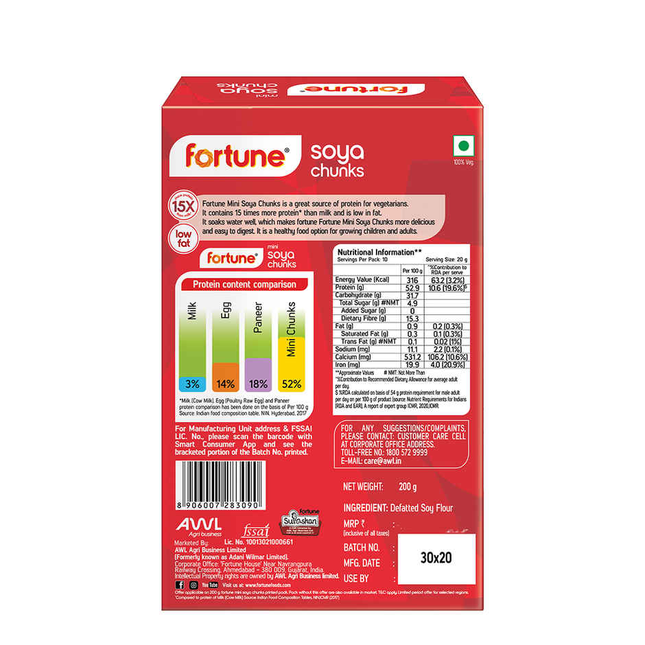 Fortune Mini Soya Chunks