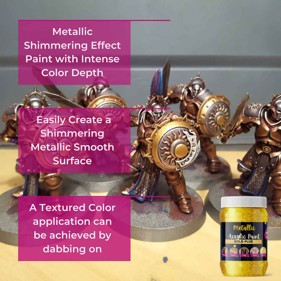 Oytra Pearl Metallic Paint | Golden