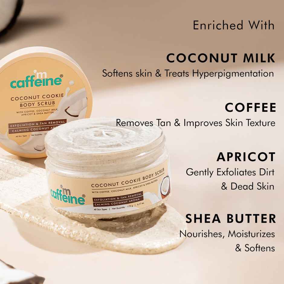 mCaffeine Coconut Cookie Body Scrub