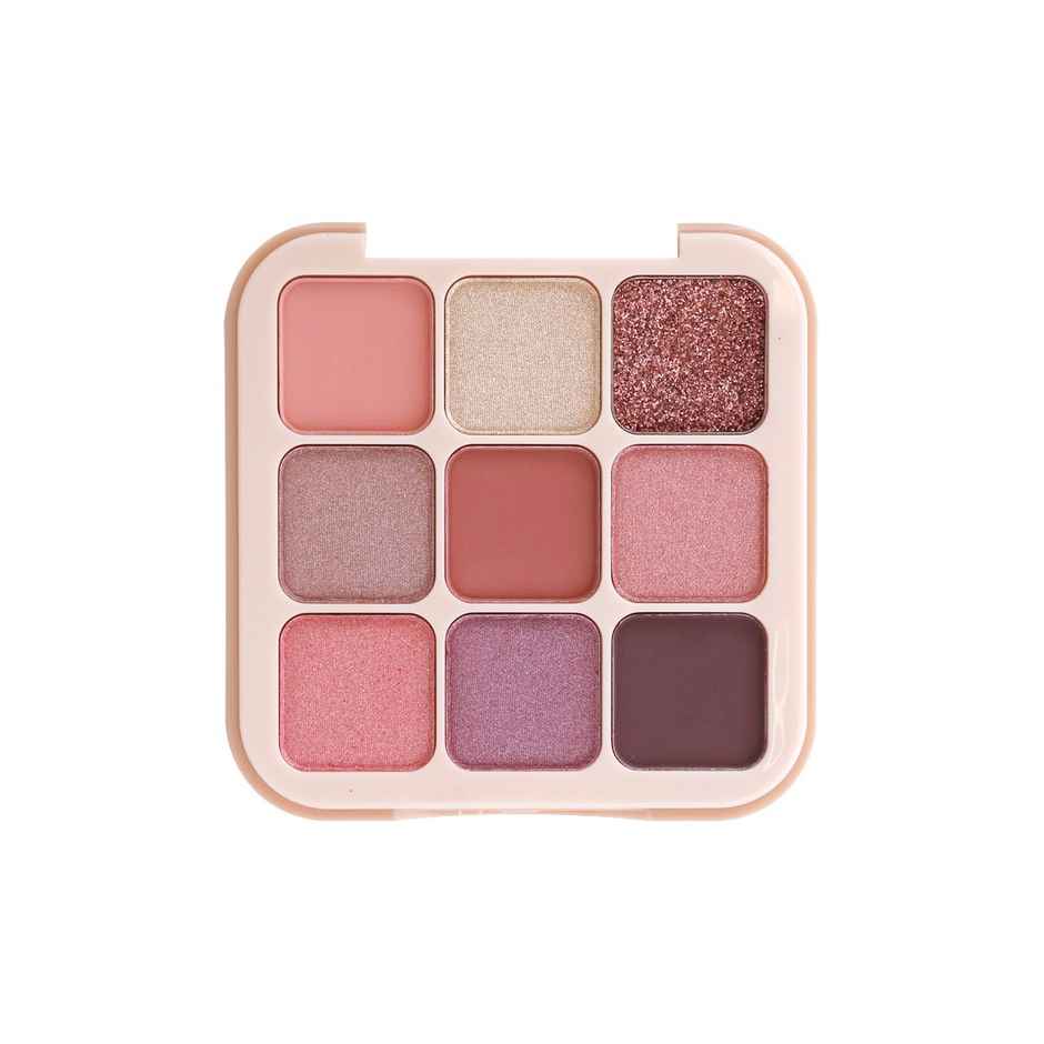 Mattlook Sultry Eyeshadow Palette With 9 Dual Finish Mattes & Shimmer Colors | Holiday Wine-02