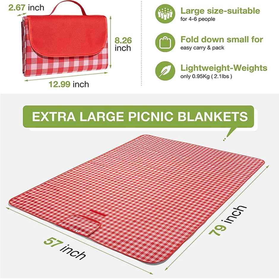 Perpetual Waterproof Beach Mat 150x200 Multicolor