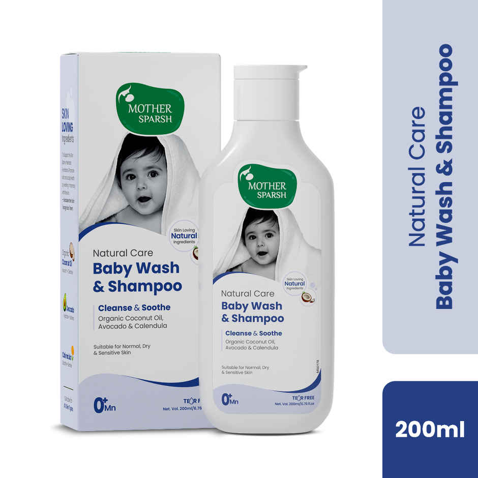 Mother Sparsh Natural Care Baby Wash & Shampoo