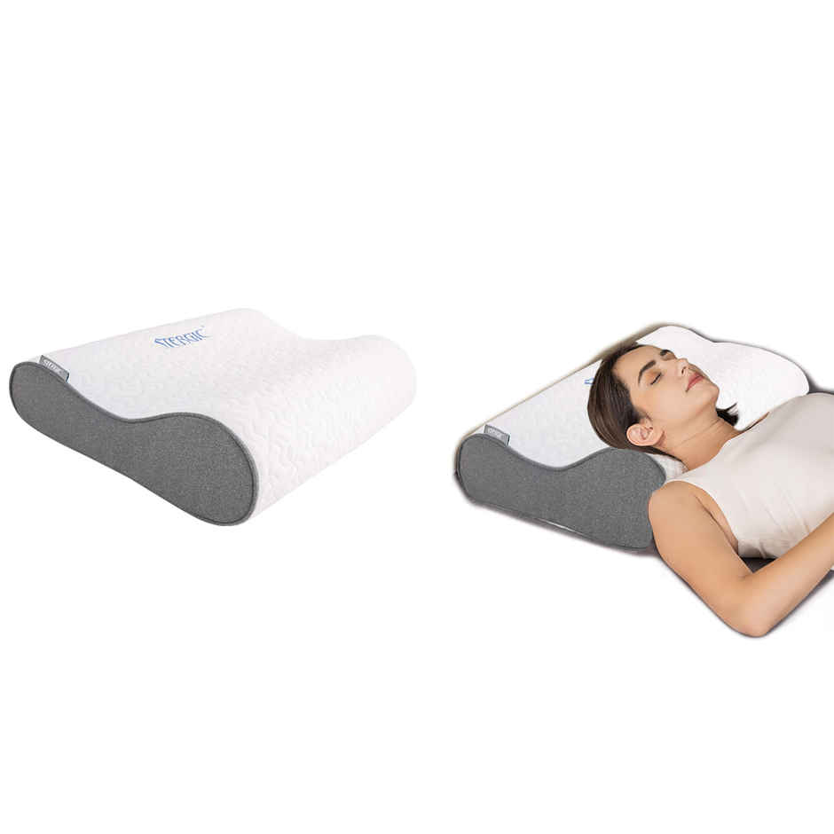 Stergic Next Cervical Pillow For Neck And Shoulder Pain Relief Ergonomic Memory Foam Pillow - Assorted