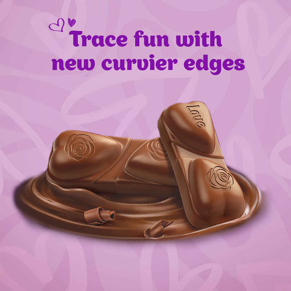 Cadbury Dairy Milk Silk Heart Shaped Chocolate Valentines Gift Box