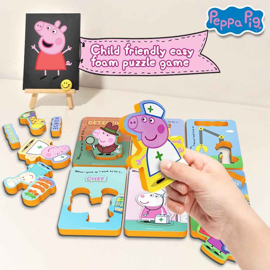 Wembley Peppa Pig - My First Foam Puzzle for Kids Interactive Toy