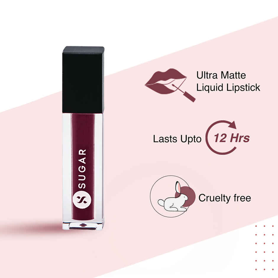 SUGAR Smudge Me Not Liquid Mini Lipstick - 17 Fiery Berry