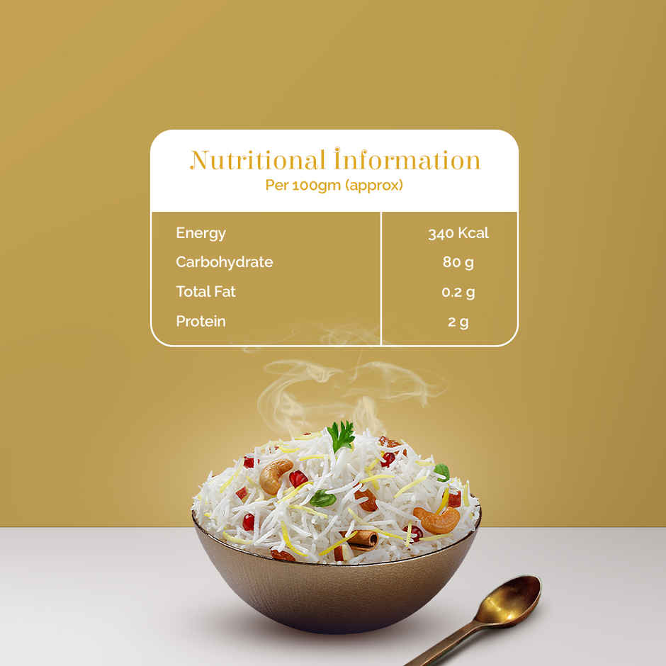 Zeeba Super Basmati Rice|Fluffy & Naturally Aromatic|Gluten Free Fine Grains|Cooked length upto 23mm