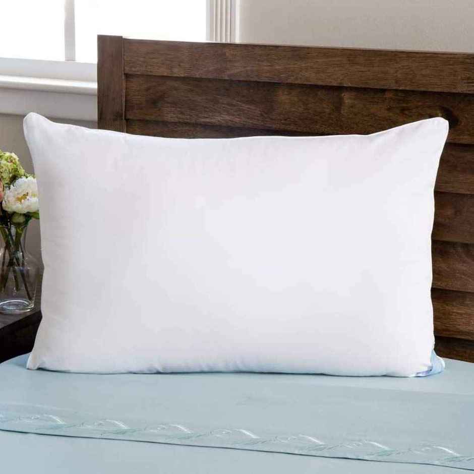 Kuber Industries Microfiber 16X24 Inch Luxurious 1 Piece Pillow Filler | White