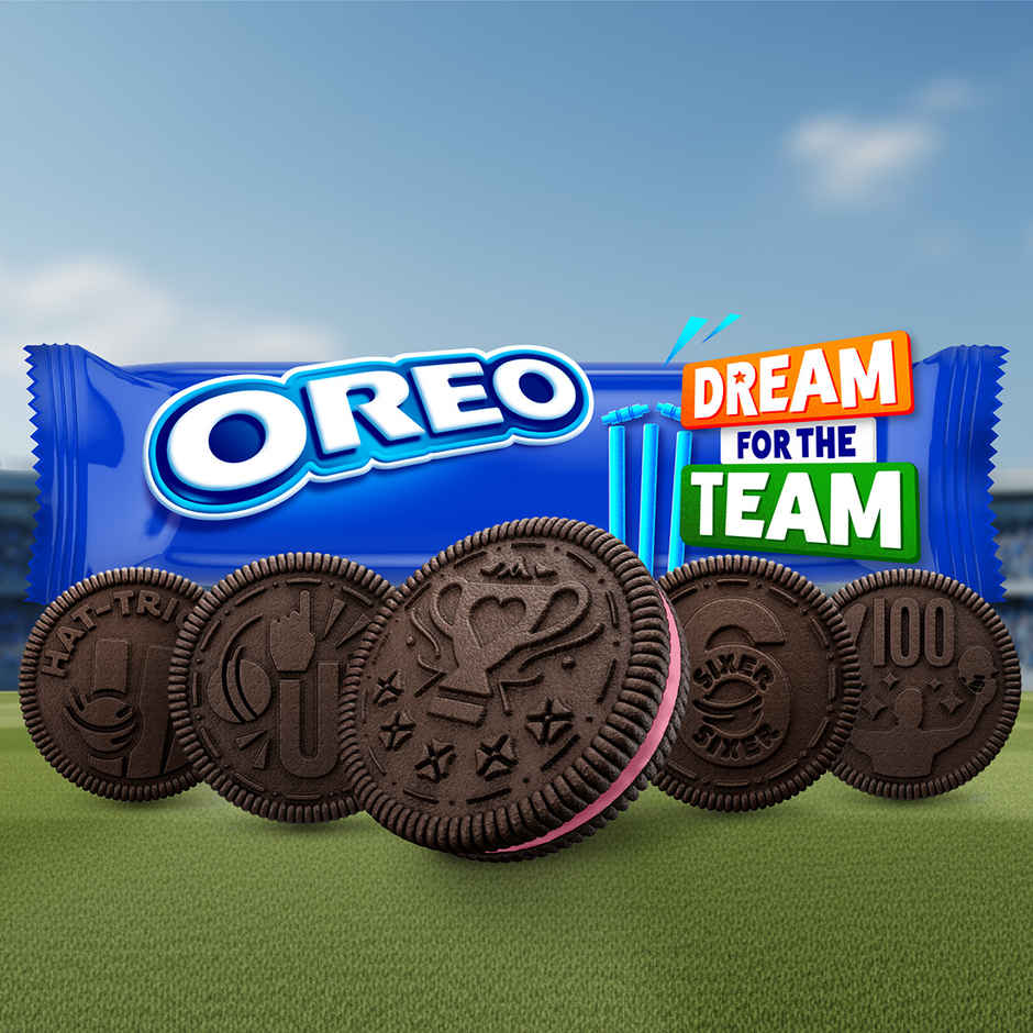 Cadbury Oreo Strawberry Flavour Cream Sandwich Biscuits | Trans Fat-free Combo