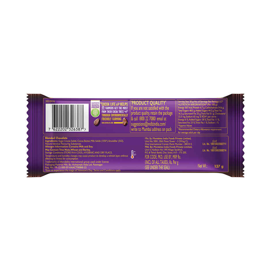 Cadbury Dairy Milk Silk Ganache Chocolate Bar Valentine's Gift Pack