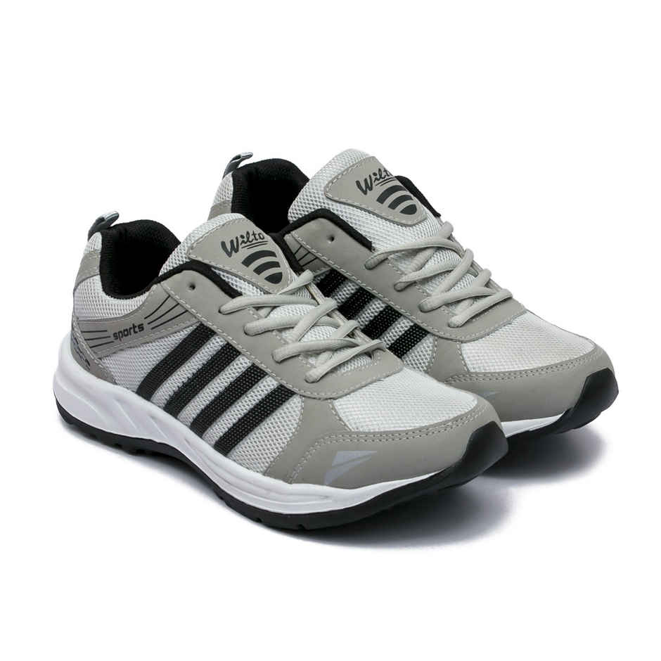 Asian Wndr-13 Men Sports Shoes Grey-Black (Size-8)