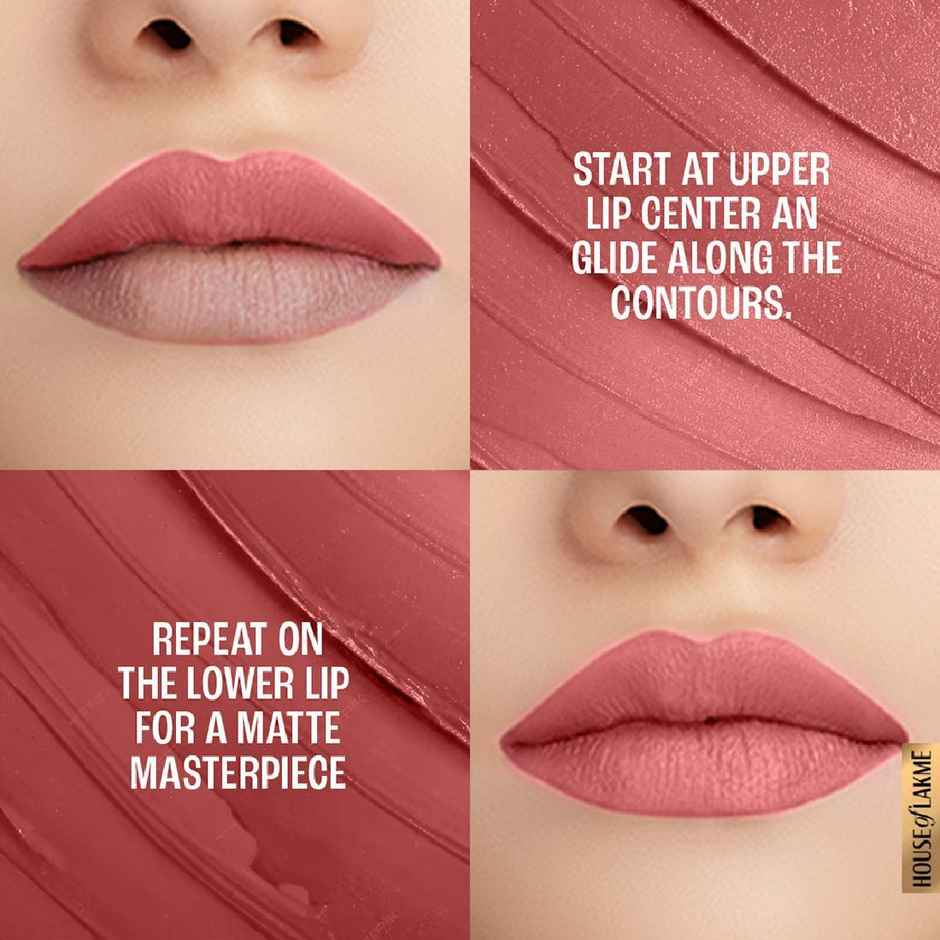 Lakme 9 To 5 Primer + Matte Lipstick- Pink Watermelon