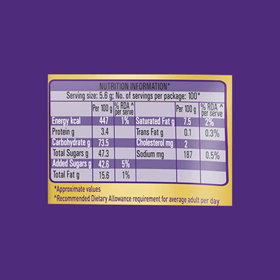 Cadbury Choclairs Gold Coffee Candy Pack | 100 Candies