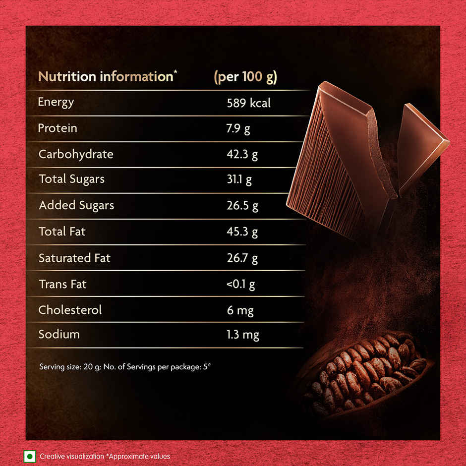 COTE D'OR 70% Dark Premium Belgian Chocolate Bar