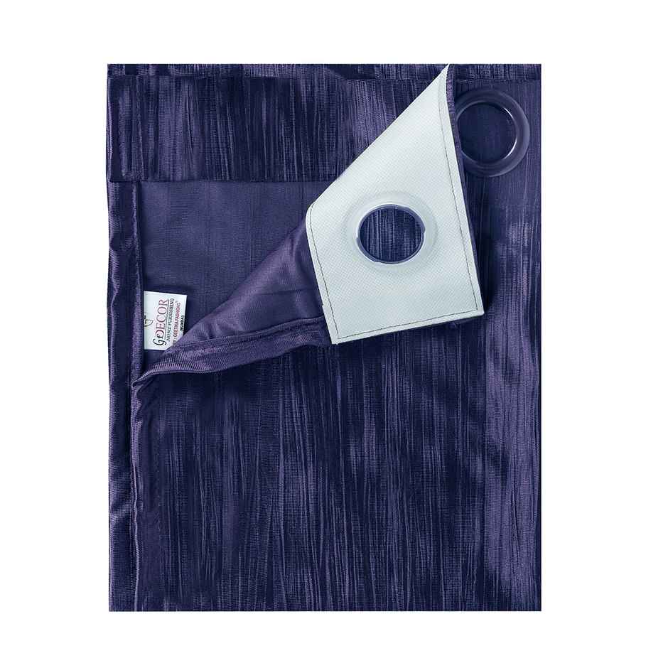 Antzco Plain Blue Door Curtain 7 ft x 4 ft | Pack of 2 | DC11