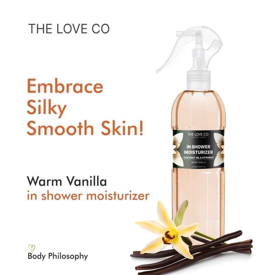 The Love Co Warm Vanilla In-Shower Moisturizer
