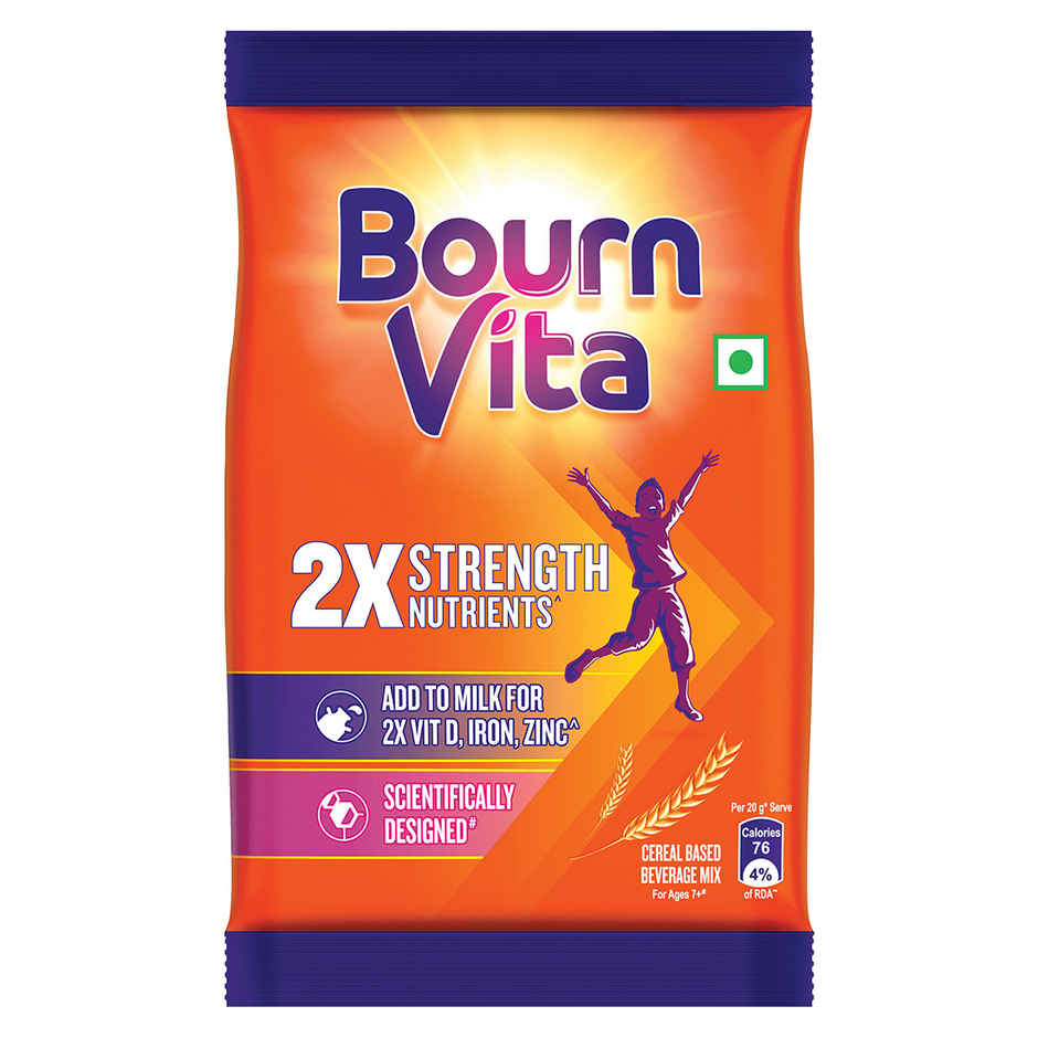 Bournvita Chocolate | Cereal Based Drink Mix Pouch