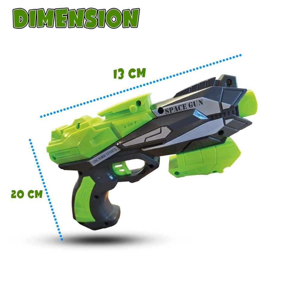 Wembley Thunder Striker Space Gun with 6 Bullets | Pull Back | Buckle Board Machine For Kids