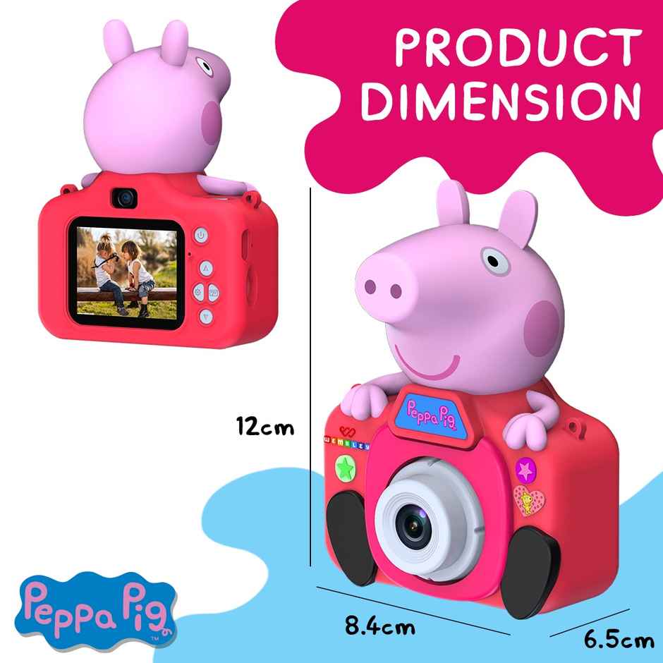 Wembley Peppa Pig Digital Selfie Camera | With 4GB SD Card