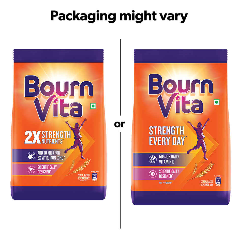 Bournvita Chocolate | Cereal Based Drink Mix Pouch