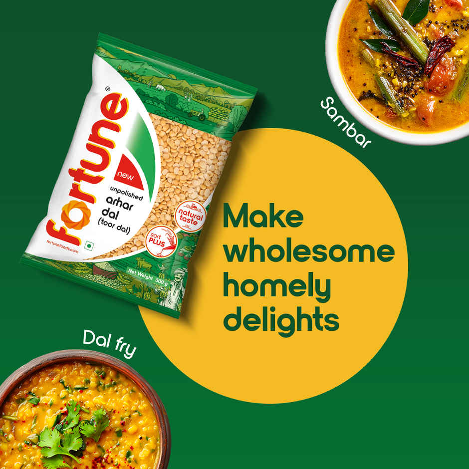 Fortune Unpolished Arhar Dal