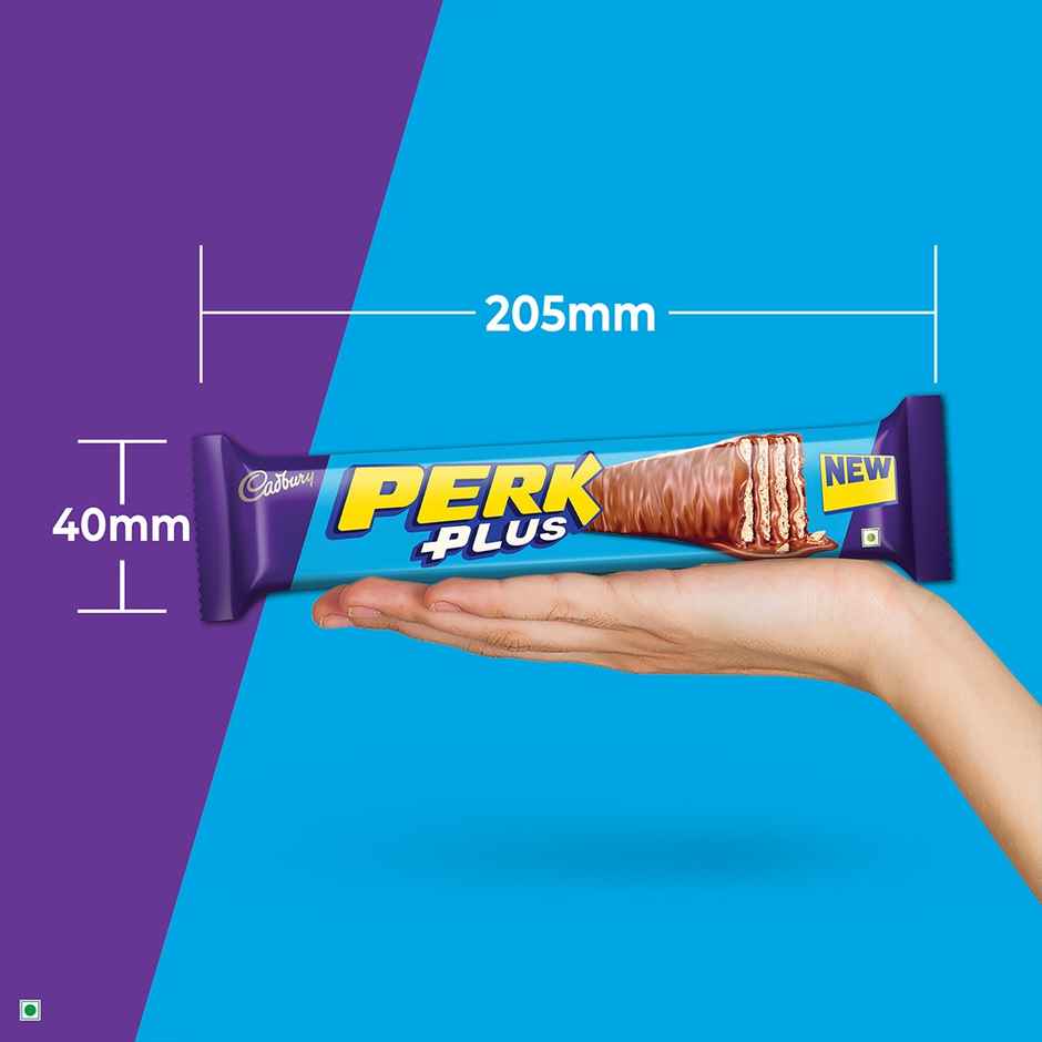Cadbury Perk Plus Chocolate Coated Wafer Bar
