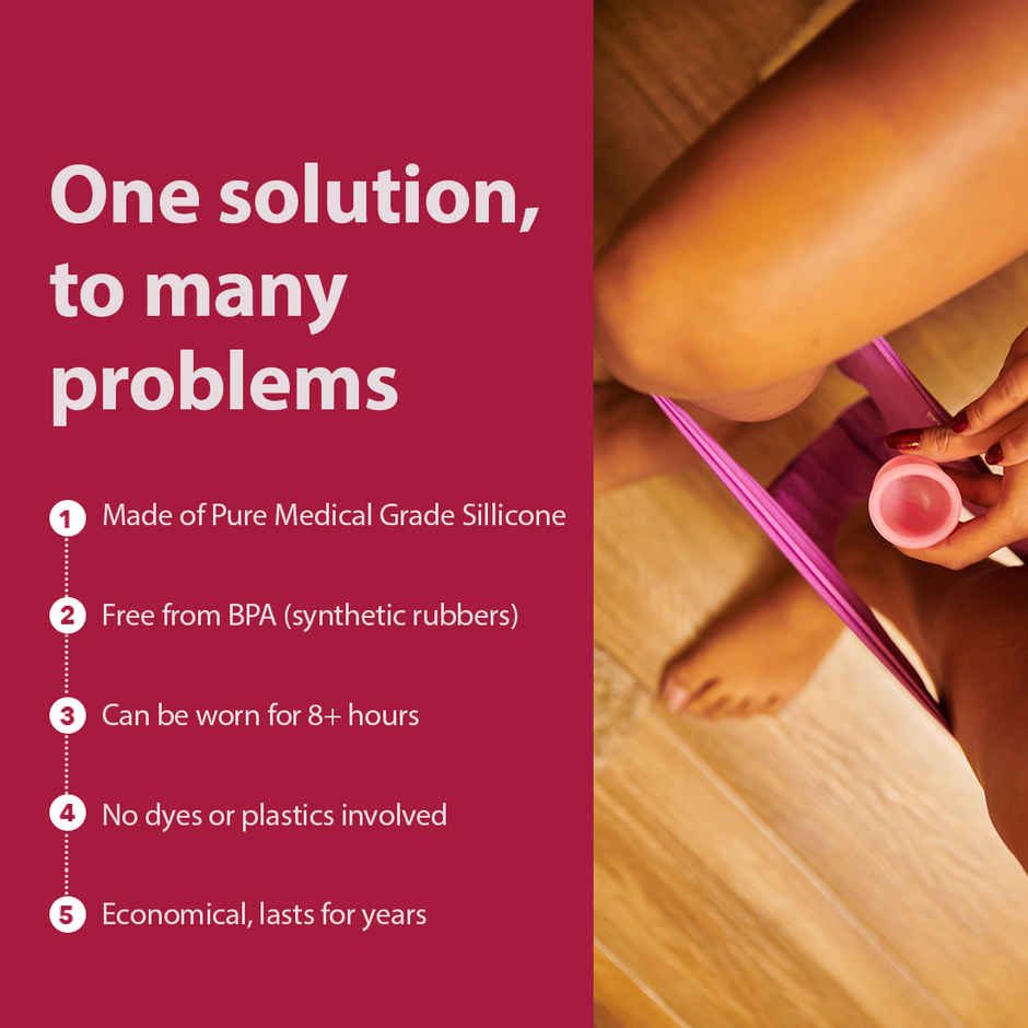 Namyaa Ultra Soft Reusable Menstrual Cup Large