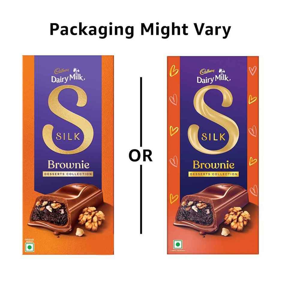Cadbury Dairy Milk Silk Desserts Brownie Chocolate Bar