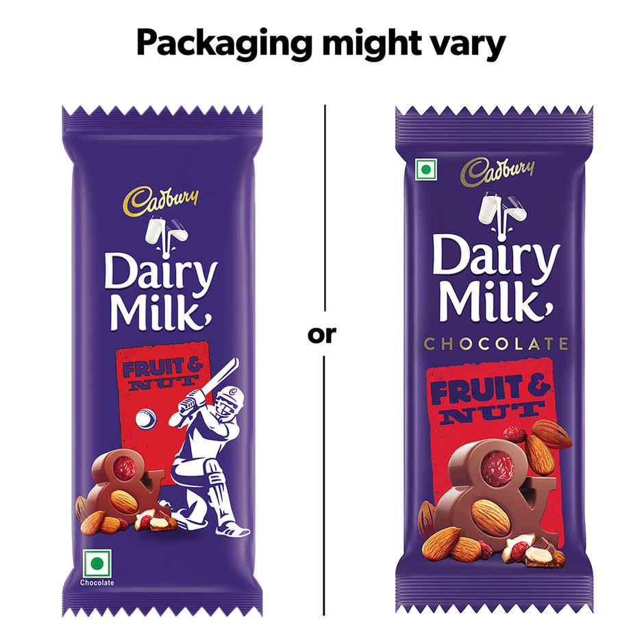 Cadbury Dairy Milk Fruit & Nut Chocolate Bar Combo