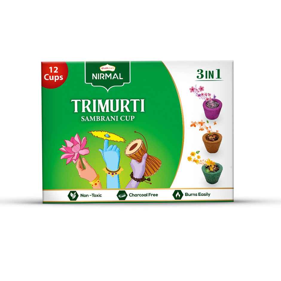 Shubhkart Nirmal Trimurti Sambrani Cup Combo