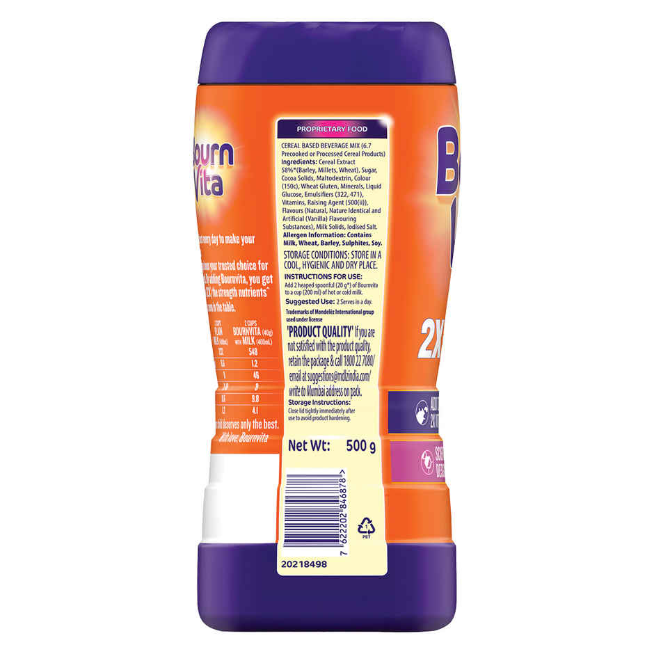 Bournvita Chocolate | Cereal Based Drink Mix Jar