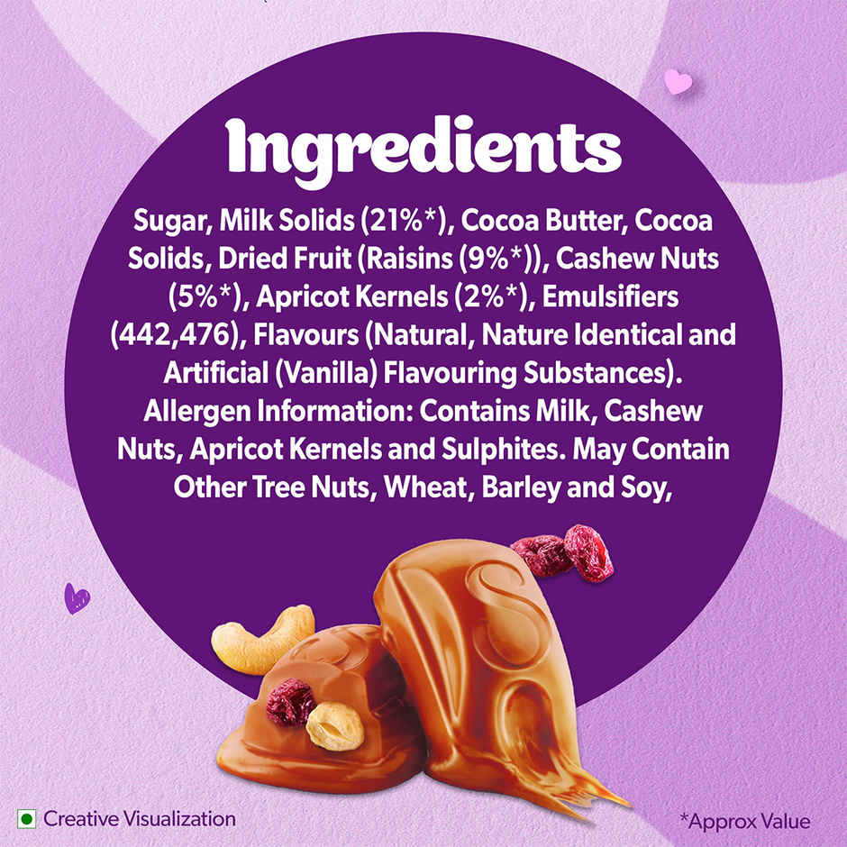 Cadbury Dairy Milk Silk Fruit and Nut Chocolate Bar