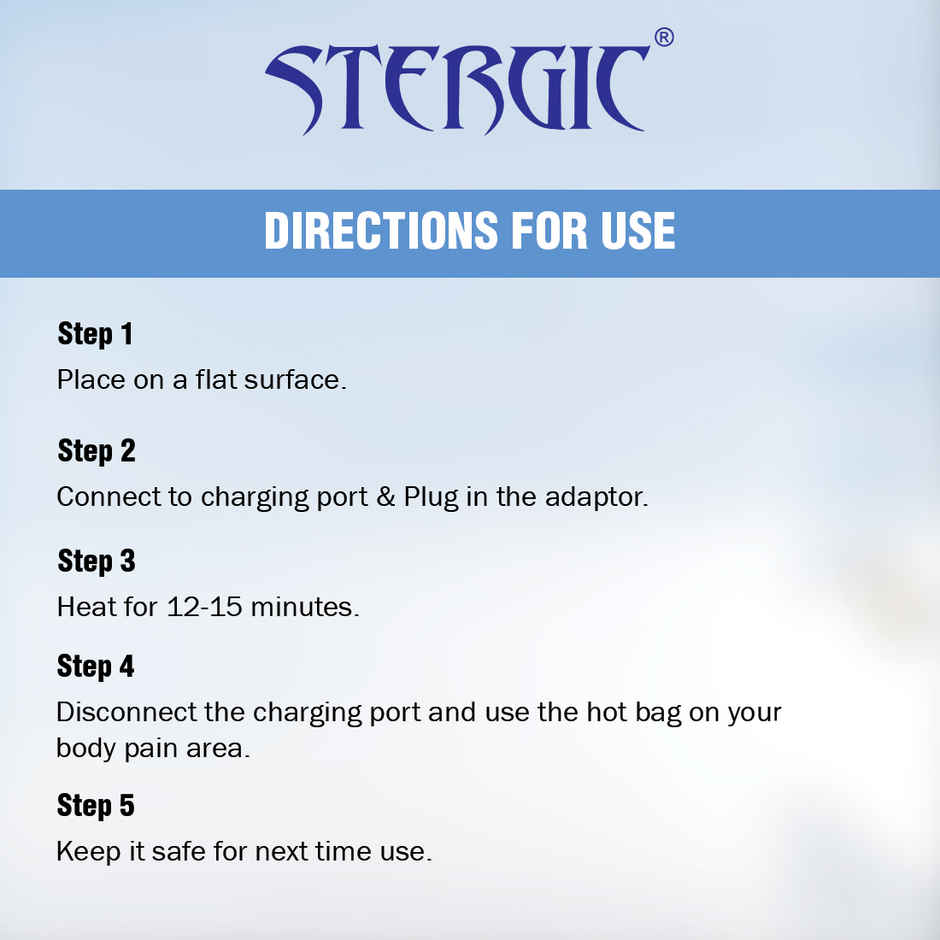 Stergic Iris Electro Thermal Hot Water Bag