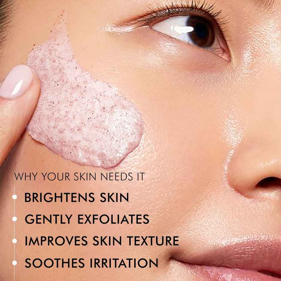 mCaffeine Berries Brightening Coffee Face Scrub For Glow | Exfoliating And Tan Removal Scrub