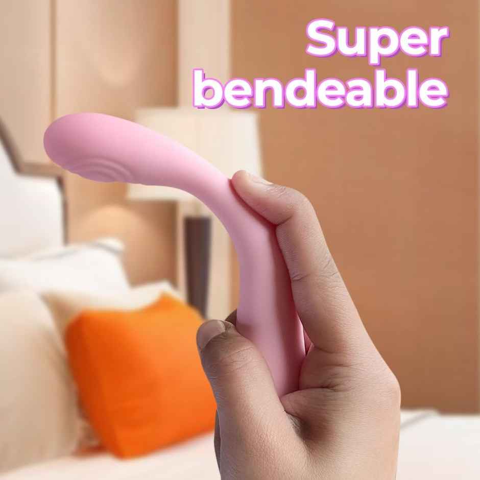 Qibox Personal Body Massager with 10+ Vibration Patterns Waterproof & Flexible Neck