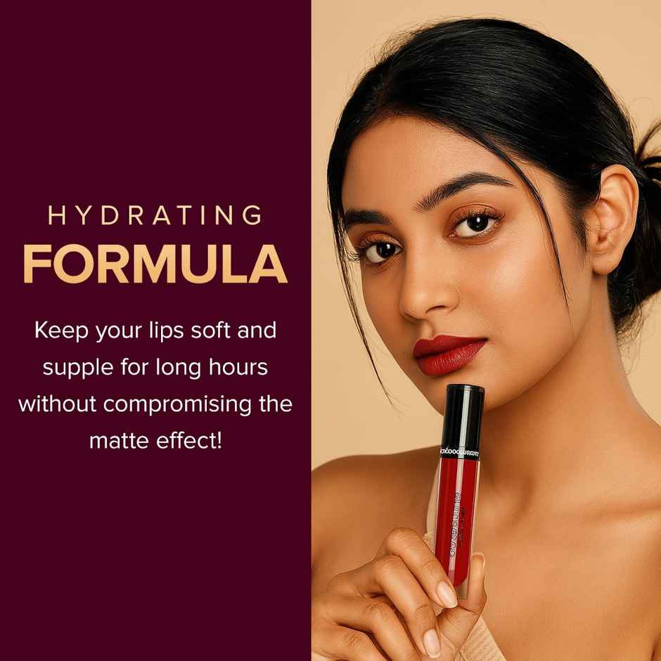 Coloressence Liquid Transfer Proof Lipstick 4ml | Rose Gold | Matte Finish|Smudgeproof|Long Lasting