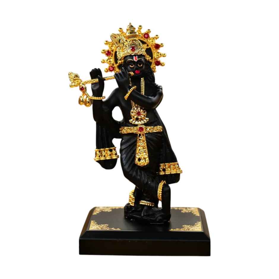 Resin Lord Krishna Idol With Flute | 11 cm | Shree Lord Krishna Statue For Home Decor | Ekhasa
