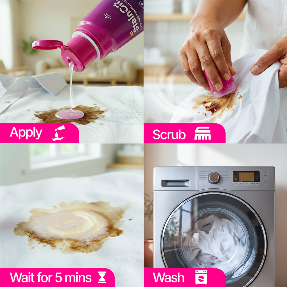 Stain Off Fabric Stain Remover | Fast Action | Safe For All Fabrics