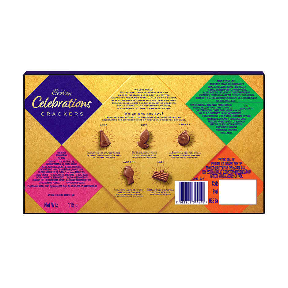 Cadbury Celebrations Crackers Chocolate