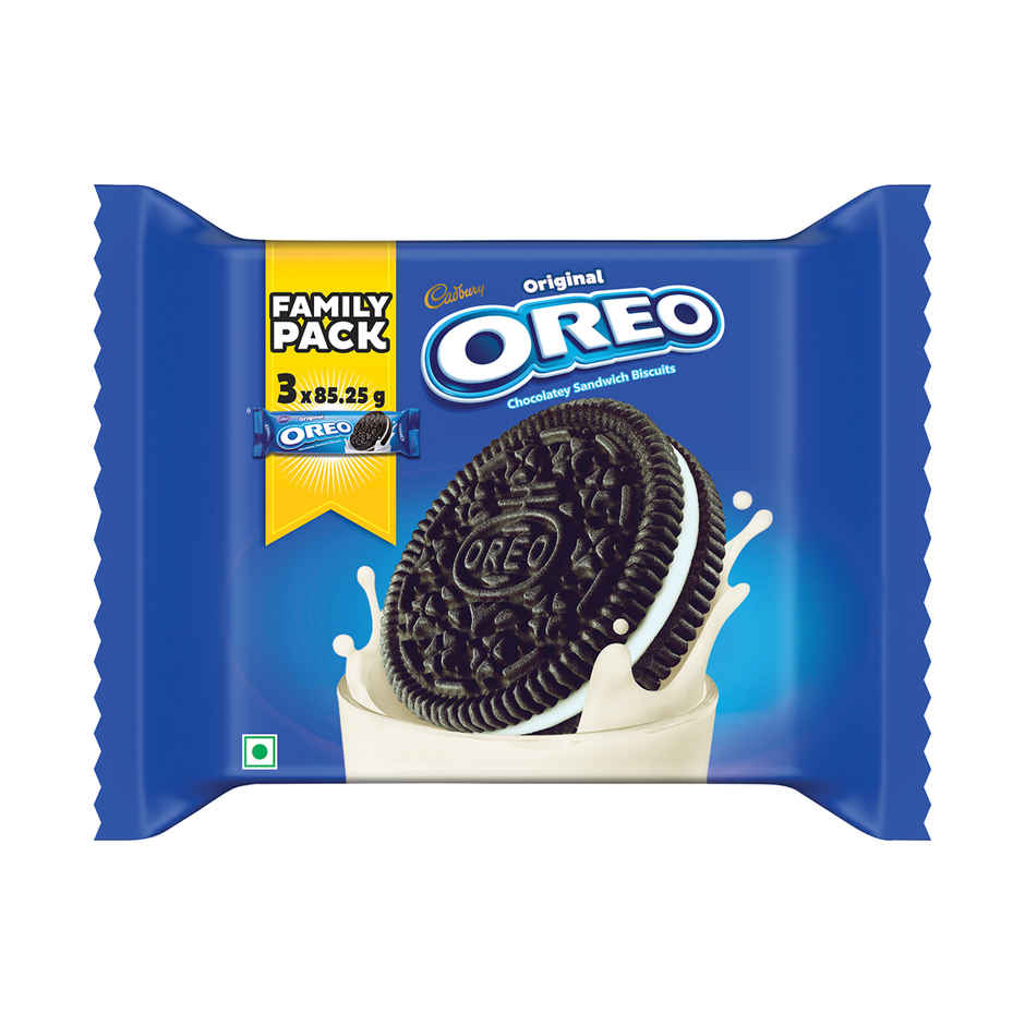Cadbury Oreo Vanilla Flavour Crème Sandwich Biscuit Family Pack