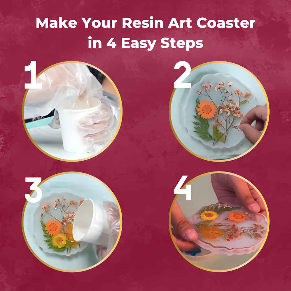 Oytra Resin Art Kit for Beginners with Moulds Flowers