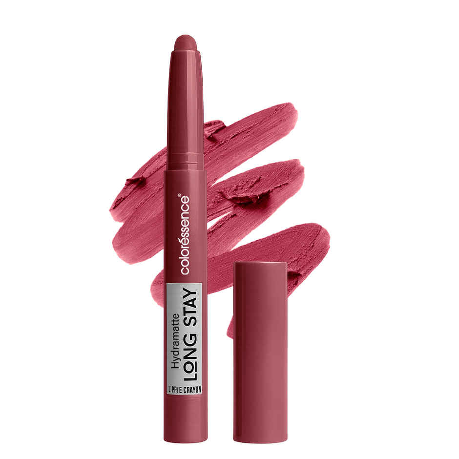 Coloressence Hydramatte Long Stay Lippie Crayon | Intense Pigment, All-Day Comfort | Crush